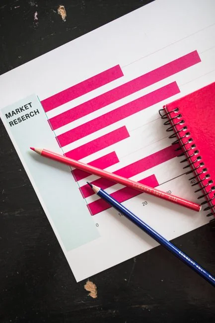 Close-up of a marketing strategy document on a desk, ideal for business content.